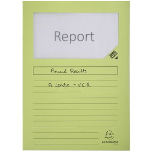 Exacompta Fenstermappen 100 Stück 22x31 cm DIN A4...