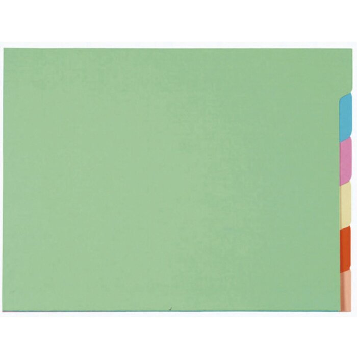 Exacompta Mape Arhivare Suspendată A4, 10 buc, Culori Asortate, 210g