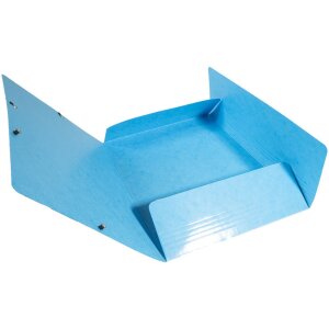 Exacompta Sammelmappe 3 Klappen Gummizug A4 Iderama Hellblau Maxi Capacity