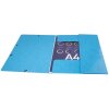 Exacompta Sammelmappe 3 Klappen Gummizug A4 Iderama Hellblau Maxi Capacity
