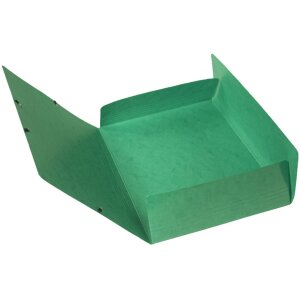 Exacompta dosar 3 clape elastic cordon Maxi Capacitate A4 Iderama verde închis