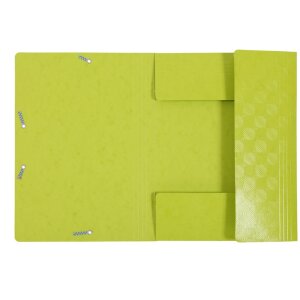 Mapă de colecție Exacompta 55220E DIN A4 cu 3 clapete și tirant din guma