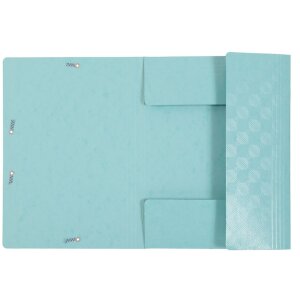 Mapă de colecție Exacompta 55220E DIN A4 cu 3 clapete și tirant din guma