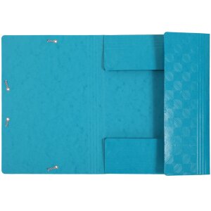 Mapă de colecție Exacompta 55220E DIN A4 cu 3 clapete și tirant din guma