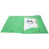 Exacompta Sammelmappe Okap DIN A4 3 Klappen Gummizug PP Hellgrün 0,5 mm