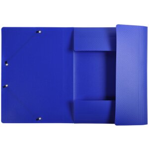 Mapă de colecție Exacompta cu 3 clapete și bandă elastică, 24x32 cm, culoare sortată