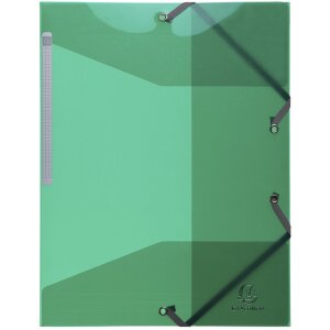 Exacompta Sammelmappe PP Iderama 3 Klappen Gummizug A4 Farben sortiert