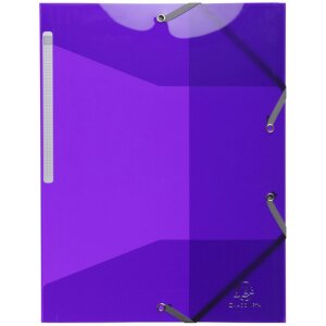 Exacompta Sammelmappe PP Iderama 3 Klappen Gummizug A4 Farben sortiert