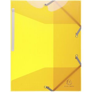 Exacompta Sammelmappe PP Iderama 3 Klappen Gummizug A4 Farben sortiert