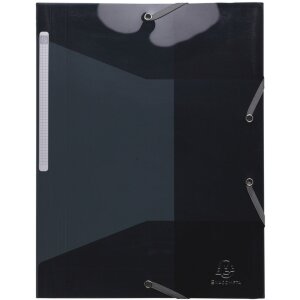 Exacompta Sammelmappe PP Iderama 3 Klappen Gummizug A4 Farben sortiert