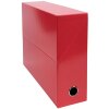 Exacompta Transferbox Karton Rücken 90mm 25x33cm für DIN A4 Iderama Rot