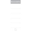 Exacompta 5388E Rückenetikett selbstklebend 80mm Weiß 10 Stück