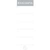 Etichete Exacompta pentru dosare cu spate 80 mm – alb, 185x56 mm
