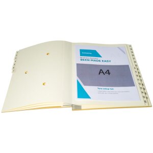 Exacompta Ordnungsmappe 31 Fächer 1-31 DIN A4 Kraft braun