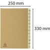 Exacompta Ordnungsmappe 24 Fächer A-Z Kraft DIN A4 25x33 cm