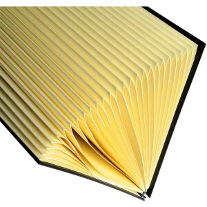 Mapă de ordonare cu spate elastic, 26 dosare A-Z, DIN A4, negru