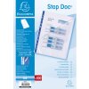 Exacompta 5870E, 100 folii pentru prospecte Stop Doc, A4, PP, 110µ, Cristal