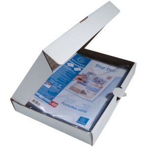 Exacompta 5670E Folii plastic arhivare Stop Doc A4 Cristal 100 buc