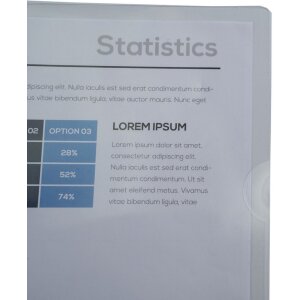 Exacompta 5950E Pachet 50 Folii Transparente A4 Cristal PVC 180µ