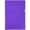 Filete documente Exacompta Cristal, PVC lucios, 130µ, DIN A4, violet, 100 bucăți