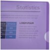 Filete documente Exacompta Cristal, PVC lucios, 130µ, DIN A4, violet, 100 bucăți