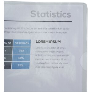 Huse de fișiere Exacompta 661230E, PVC cristal, DIN A4, 100 bucăți