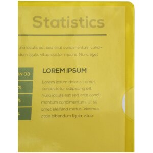 Exacompta 100 Aktensichthüllen PVC 130µ DIN A4 Gelb