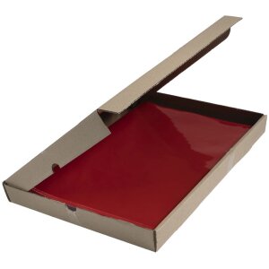 Huse de fișiere Exacompta 130µ DIN A4 roșu, PVC lucios, 100 buc.