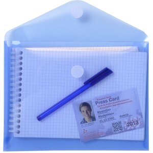 Pachet cu 5 huse de prospect cu închidere prin clești, PP 24x18 cm, colorate separat