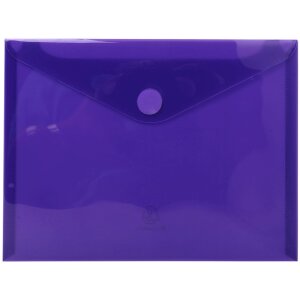 Pachet cu 5 huse de prospect cu închidere prin clești, PP 24x18 cm, colorate separat