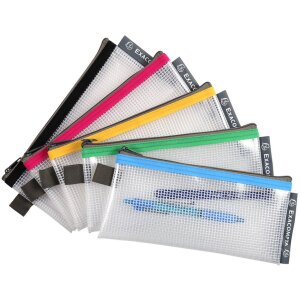 Exacompta 34110E Geantă EVA cu fermoar 8x18cm culori...