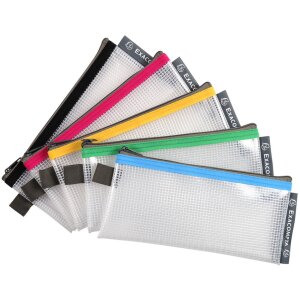 Exacompta 34110E Geantă EVA cu fermoar 8x18cm culori asortate