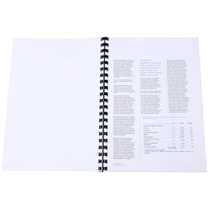 Exacompta Cutie cu 100 Spirale PVC 16 mm pentru DIN A4 Negru