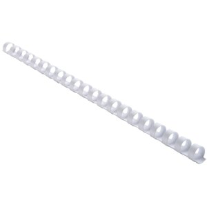 Spirale Exacompta pentru binding, 12 mm, PVC, alb, DIN A4, 25 buc.