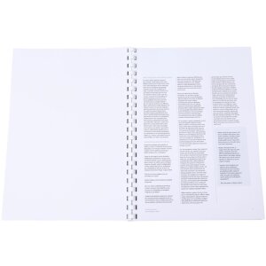 Spirale Exacompta pentru binding, 12 mm, PVC, alb, DIN A4, 25 buc.