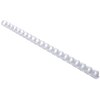 Spirale Exacompta pentru binding, 12 mm, PVC, alb, DIN A4, 25 buc.