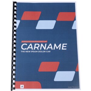 Exacompta 76401E Spirale de legare PVC 12mm Negru - 25 buc. A4