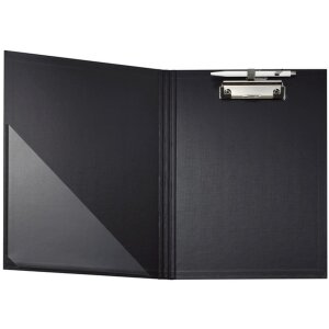 Tablou de fixare cu clapetă din carton lacat A4, negru, 23x32 cm