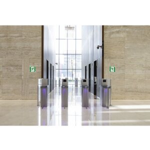 Semn evacuare adeziv dreapta 20 cm