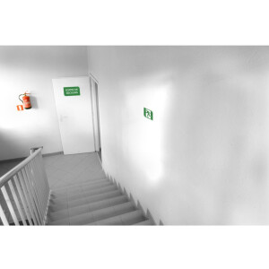 Exacompta Klebeschild Evakuierung links 20 cm