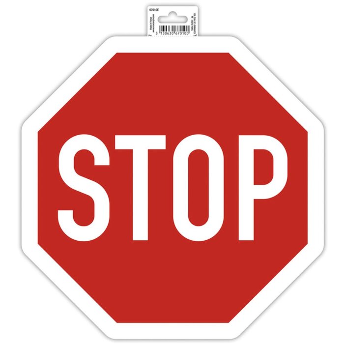 Exacompta Etichetă Autocolantă Stop 30 cm