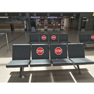 Exacompta Etichetă Autocolantă Stop 30 cm