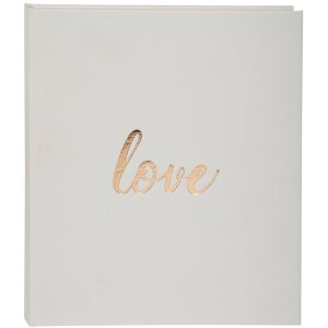 Exacompta carte de oaspeți Love 21x19 cm alb 140 pagini albe