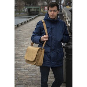 Tasă din hârtie cu efect piele Eterneco – maro, motive geometrice