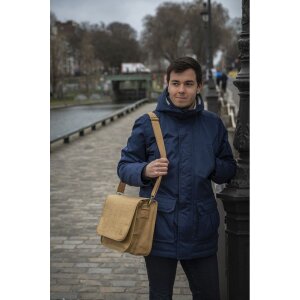 Tasă din hârtie cu efect piele Eterneco – maro, motive geometrice