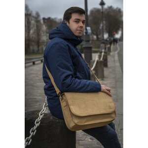 Tasă din hârtie cu efect piele Eterneco – maro, motive geometrice