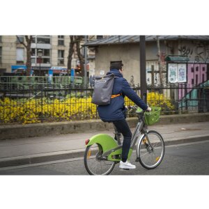 Exacompta rucsac impermeabil Exactive Young 33x49x14cm gri furtună