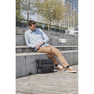 Geantă de umăr Exacompta Exactive pentru laptopuri de până la 14 inch negru 38x30.5x10 cm