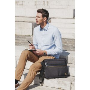 Geantă de umăr Exacompta Exactive pentru laptopuri de până la 14 inch negru 38x30.5x10 cm