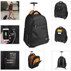 Exacompta business rucsac roți Exabusiness Exactive negru